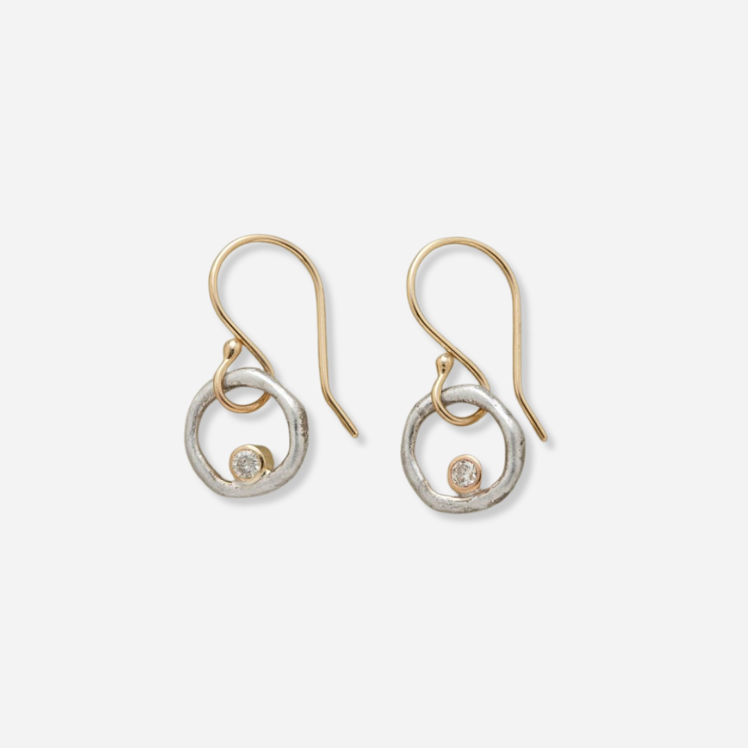 Laura - Vintage-Ohrringe mit Zirkonia