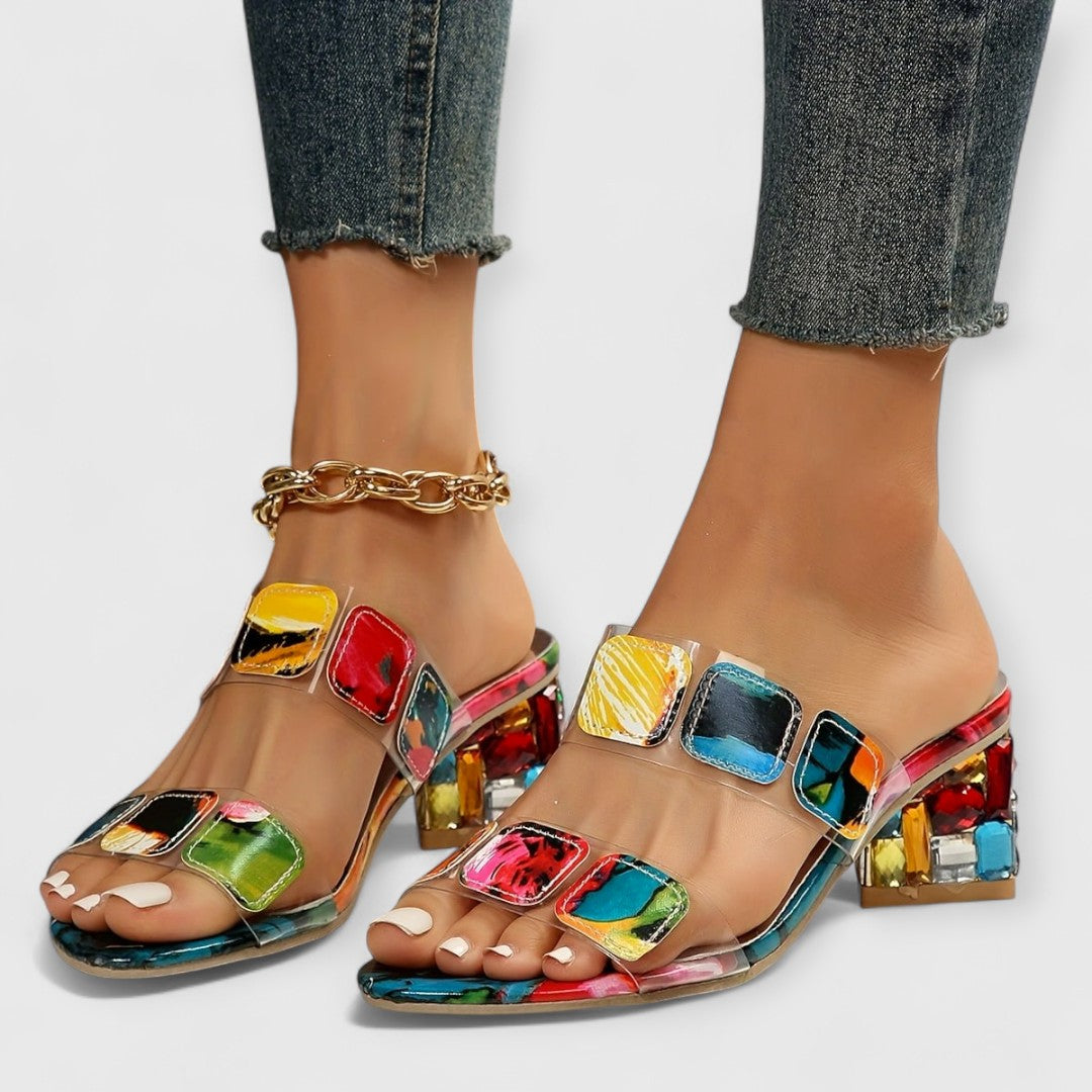 Katie - Orthopädische Luxus-Heels mit Farbspiel