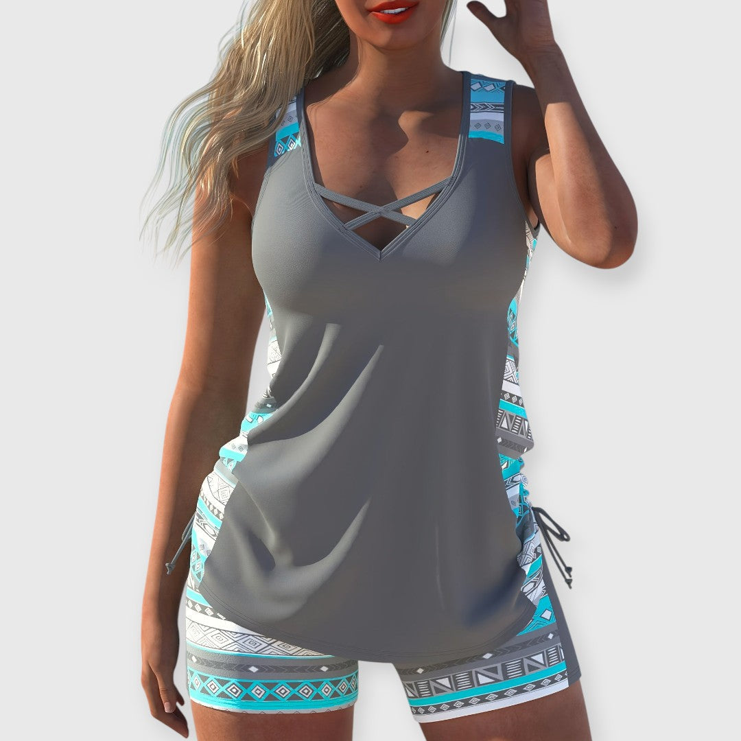 Wendy – Tribal Chic Tankini Set