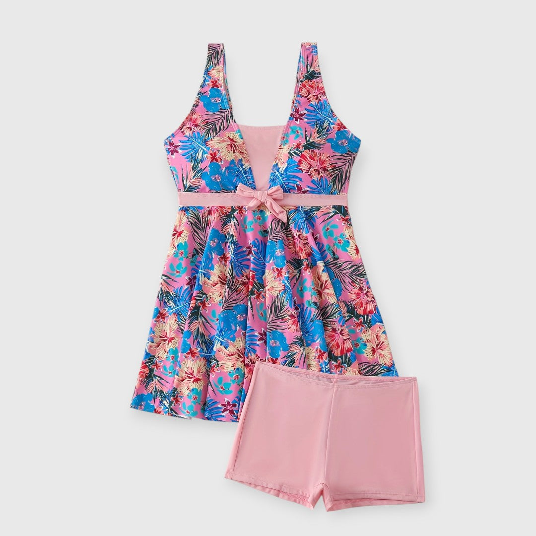Meraya – Eleganter Blumen-Tankini mit Figurspiel