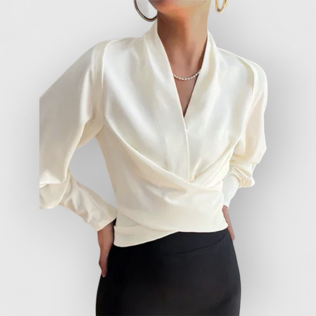 Dahlia – Bluse mit femininen Puffärmeln