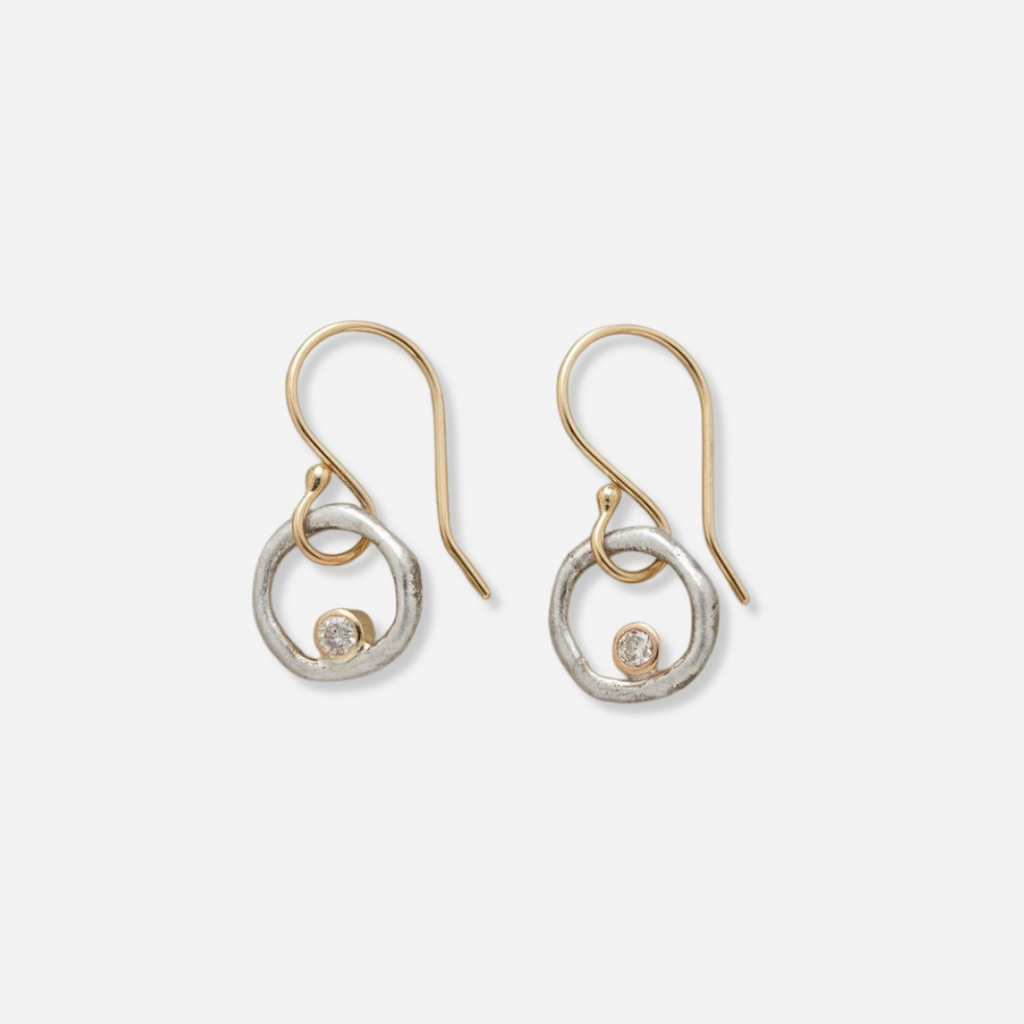 Laura - Vintage-Ohrringe mit Zirkonia