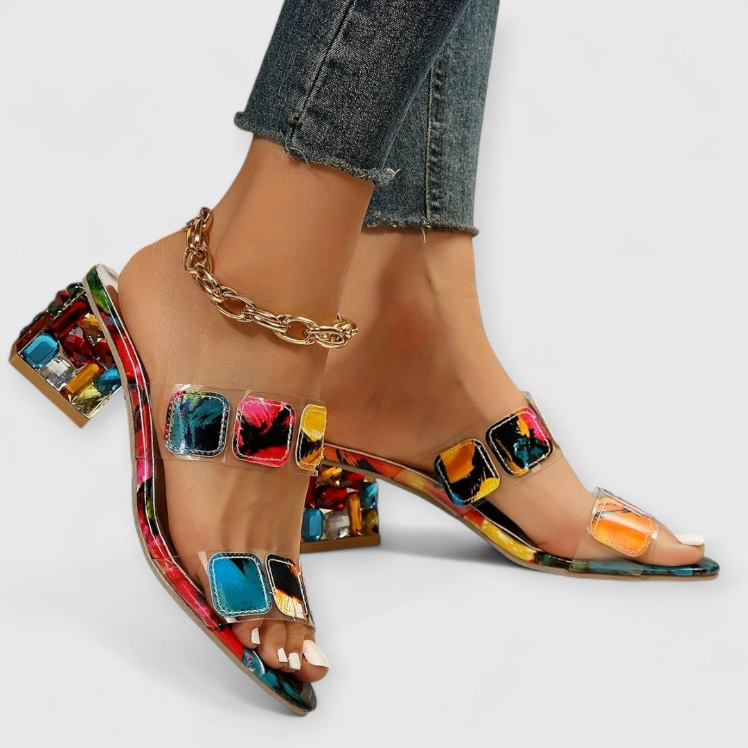Katie - Orthopädische Luxus-Heels mit Farbspiel