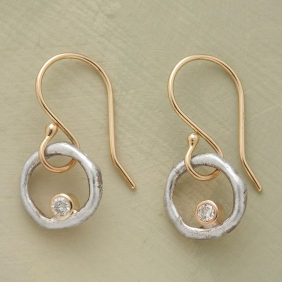 Laura - Vintage-Ohrringe mit Zirkonia