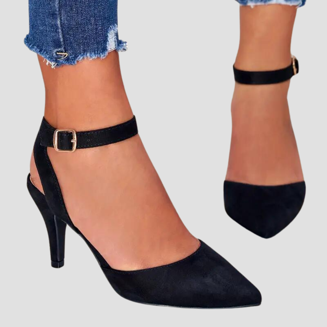 Nicole - Orthopädische Komfort-Heels mit Doppelriemen
