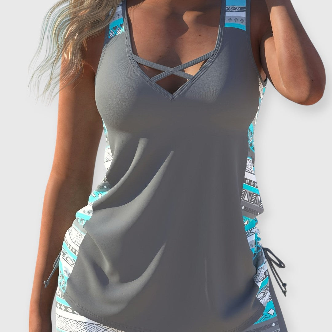 Wendy – Tribal Chic Tankini Set