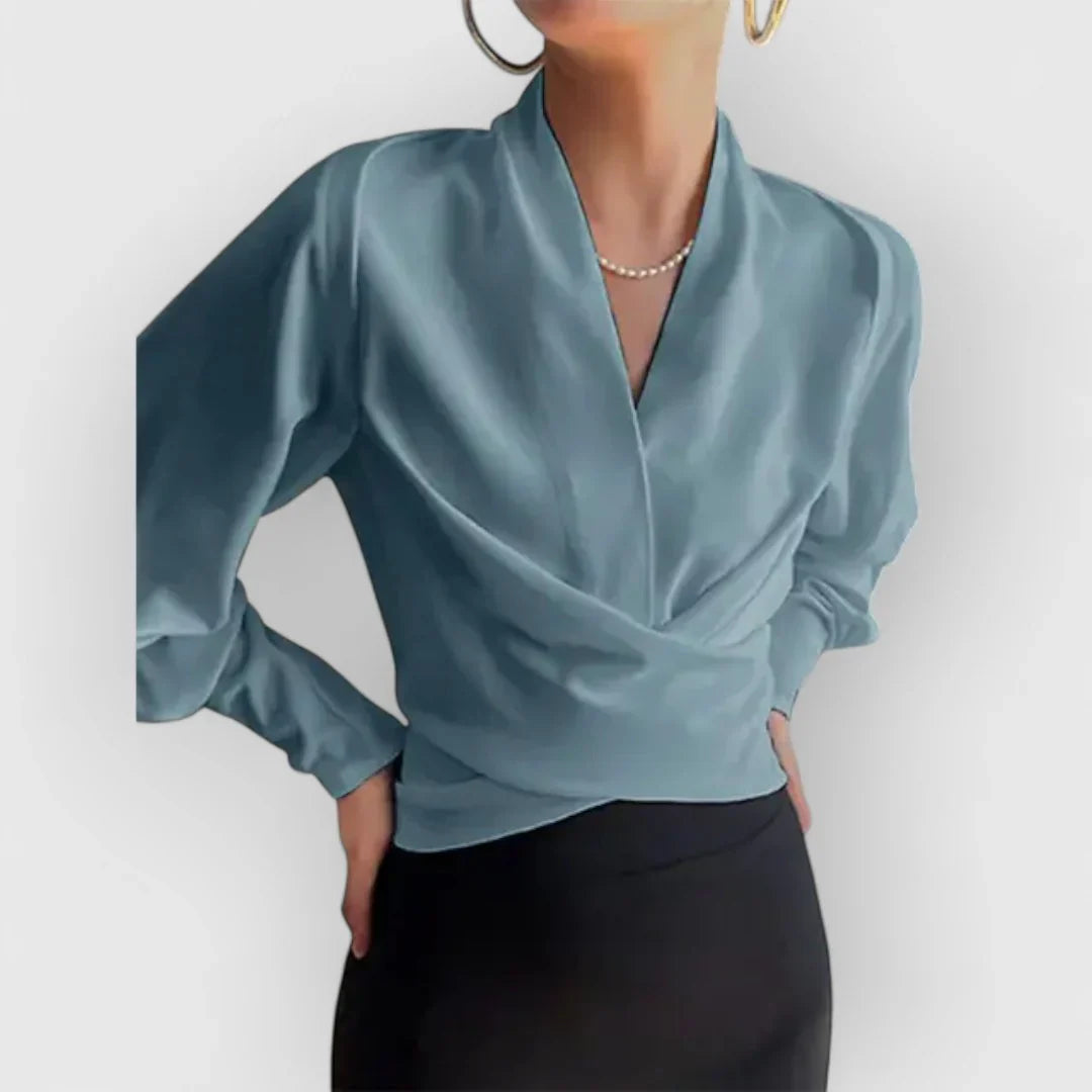 Dahlia – Bluse mit femininen Puffärmeln