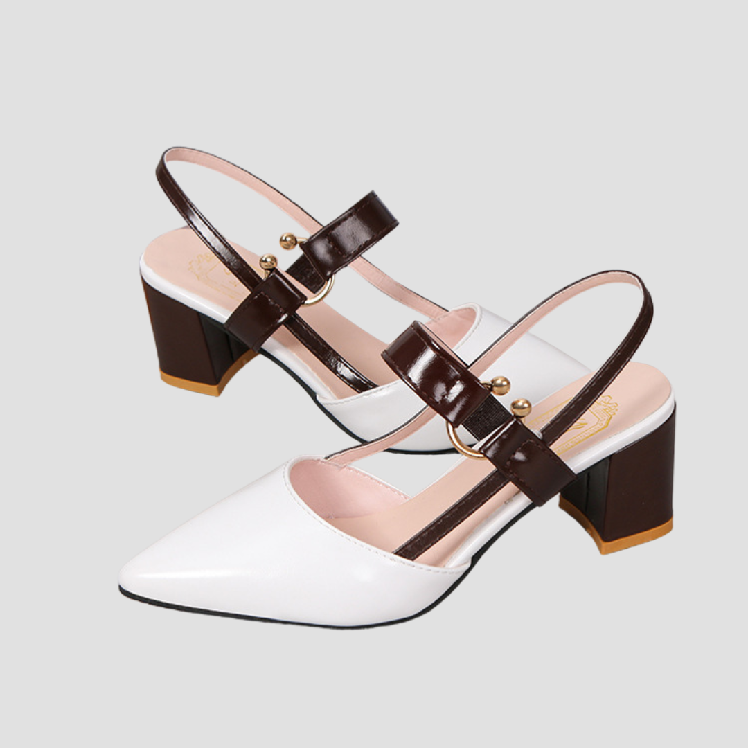 Nia - Orthopädische Komfort-Sandalen mit Blockabsatz