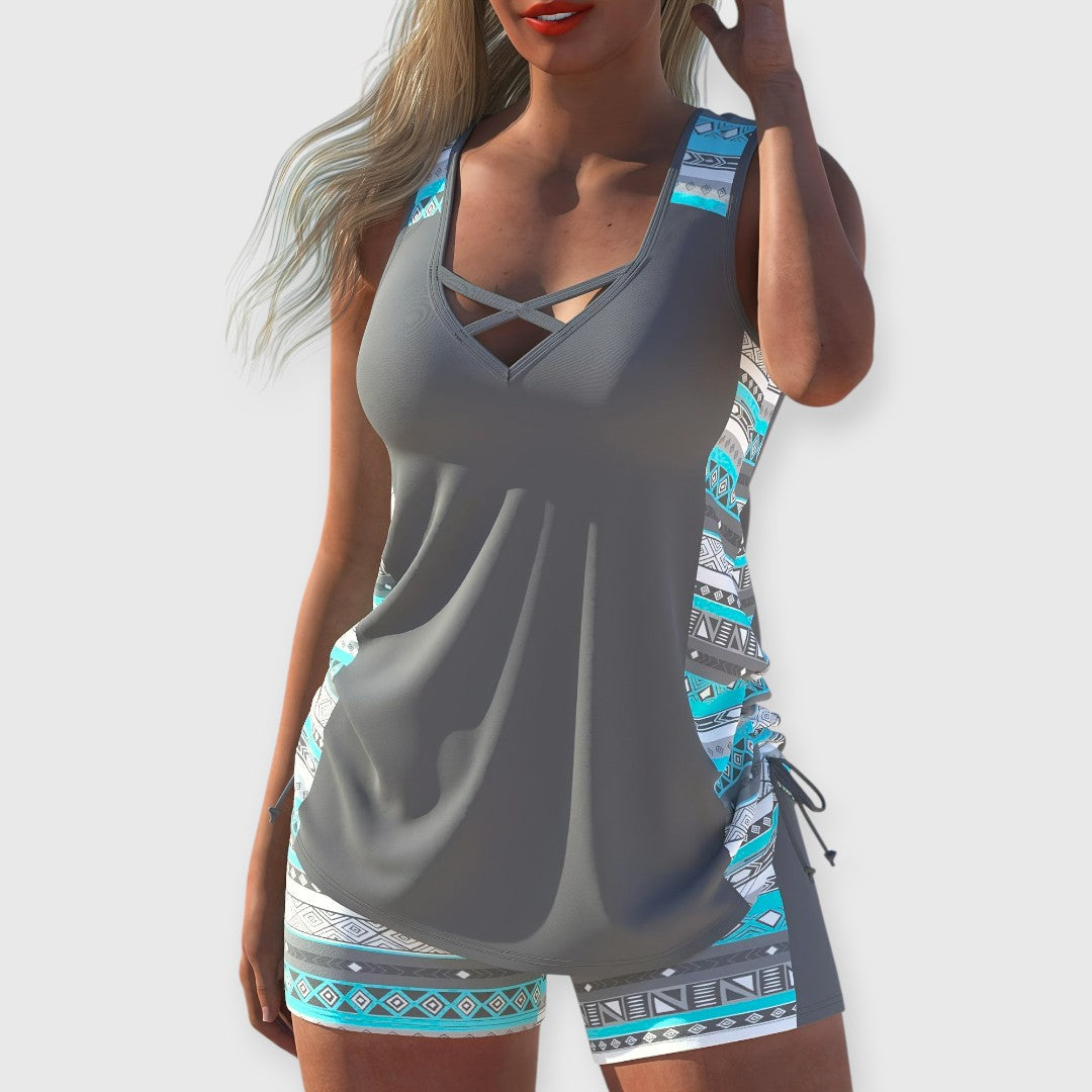 Wendy – Tribal Chic Tankini Set