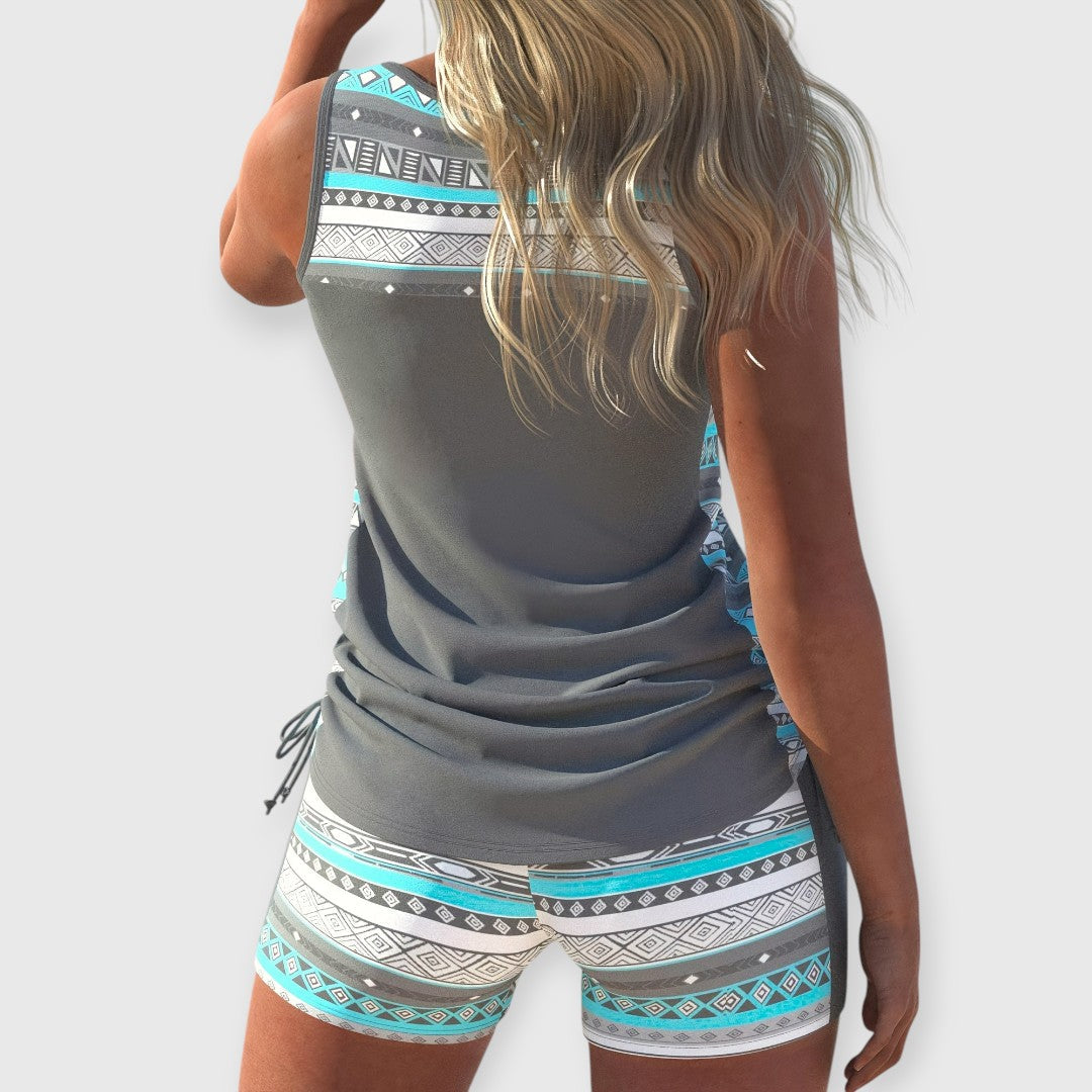 Wendy – Tribal Chic Tankini Set