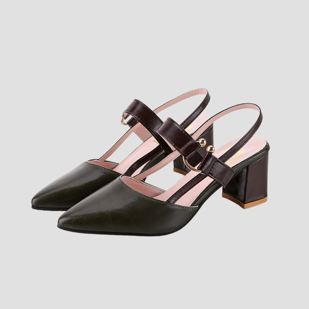 Nia - Orthopädische Komfort-Sandalen mit Blockabsatz