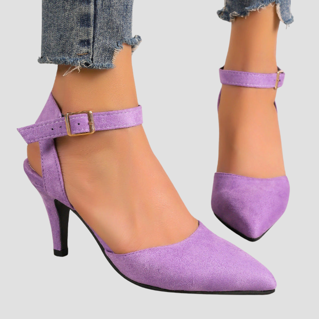Nicole - Orthopädische Komfort-Heels mit Doppelriemen